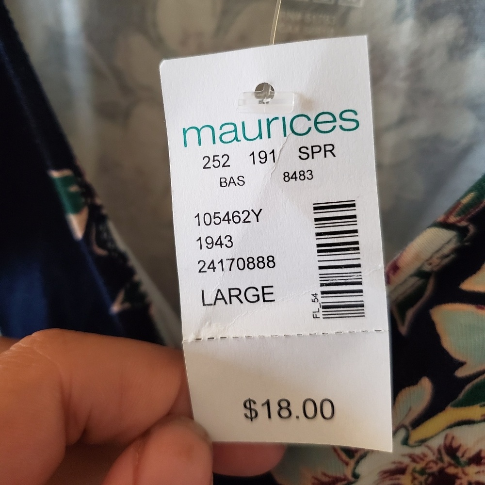 Maurice's Flower Tank Top *Brand New* - Picture 4 of 4